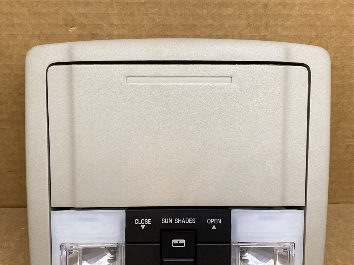2007 2014 Ford Edge Overhead Console Storage Dome Light Sunroof Sun Roof Switch 1