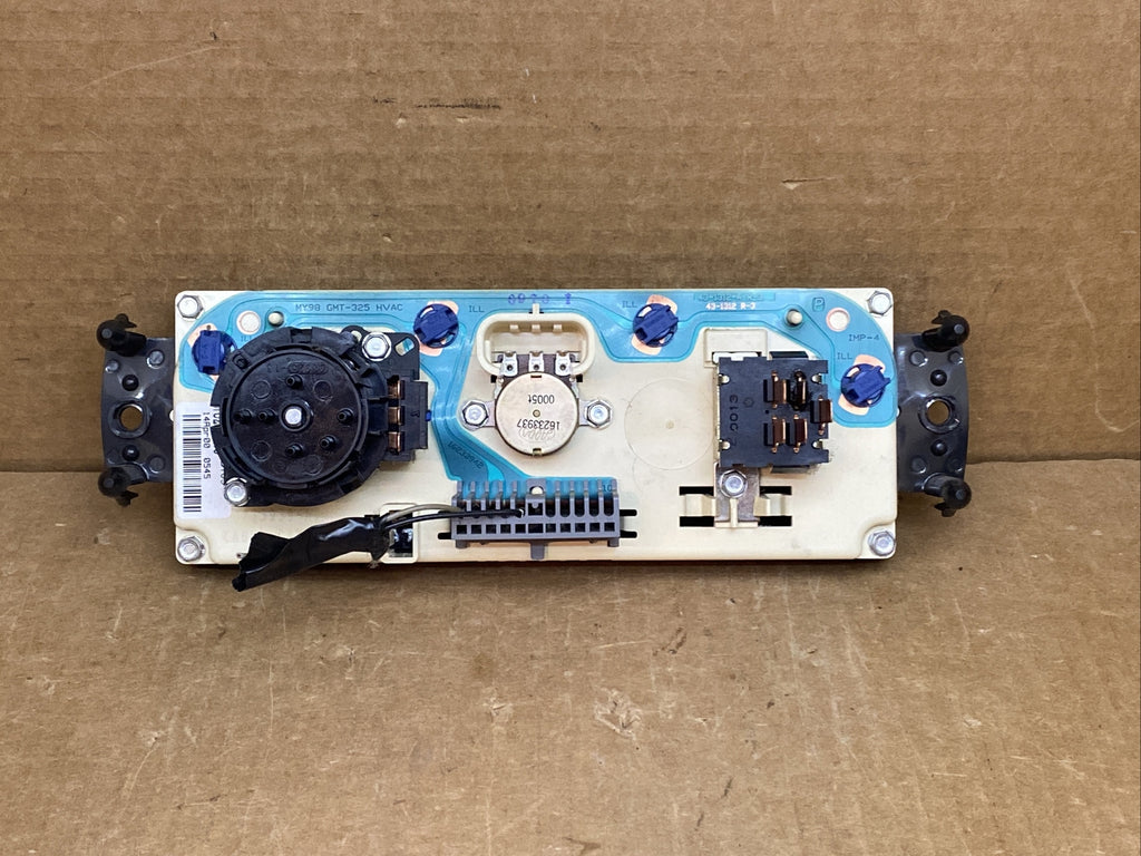 99 04 Blazer Jimmy Bravada S10 Climate Temp Temperature Controls 162505456