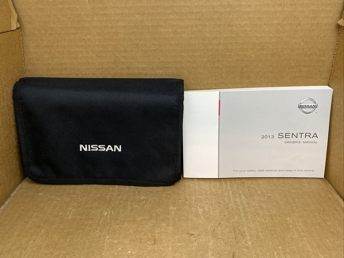 2013 Nissan Sentra Owner's Owners Owner Manual Book Guide Set Case OEM1