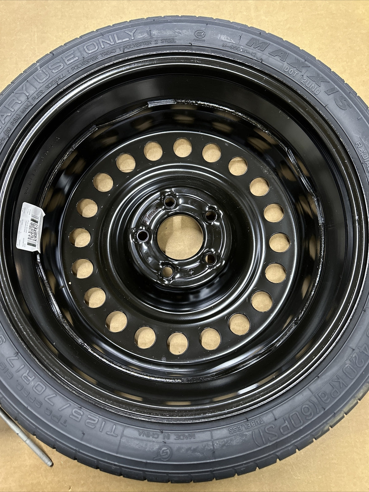 2018 2023 Equinox Terrain Spare Tire w/ Jack and Tools Kit Set 17 Inch 125/70R174