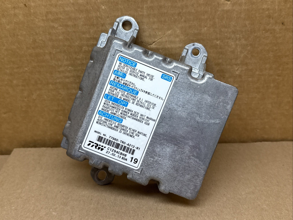 2013 Honda Civic Air Bag Airbag Computer Control Module 77960 TR0 A212 M10
