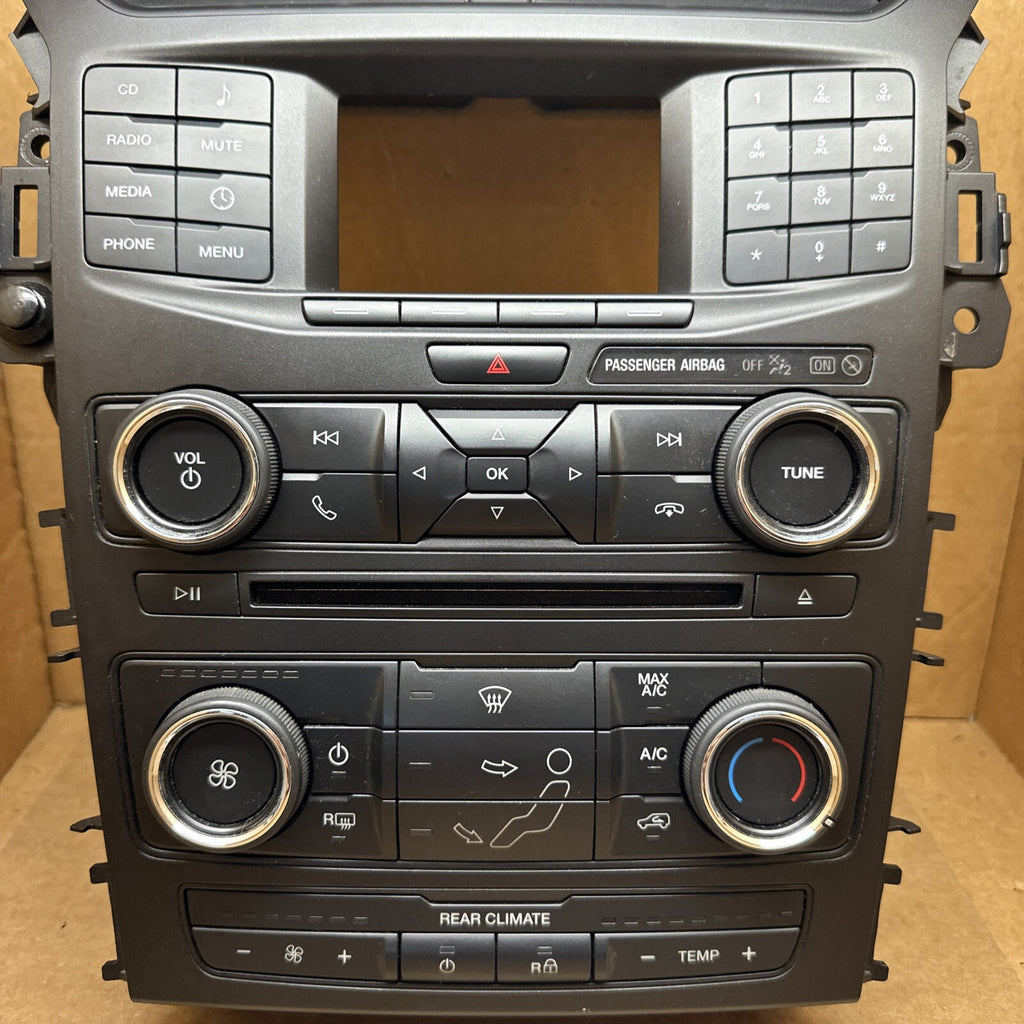 2016 2018 Ford Explorer Radio Climate Control Trim Bezel Panel GB5T 18A802 AD4