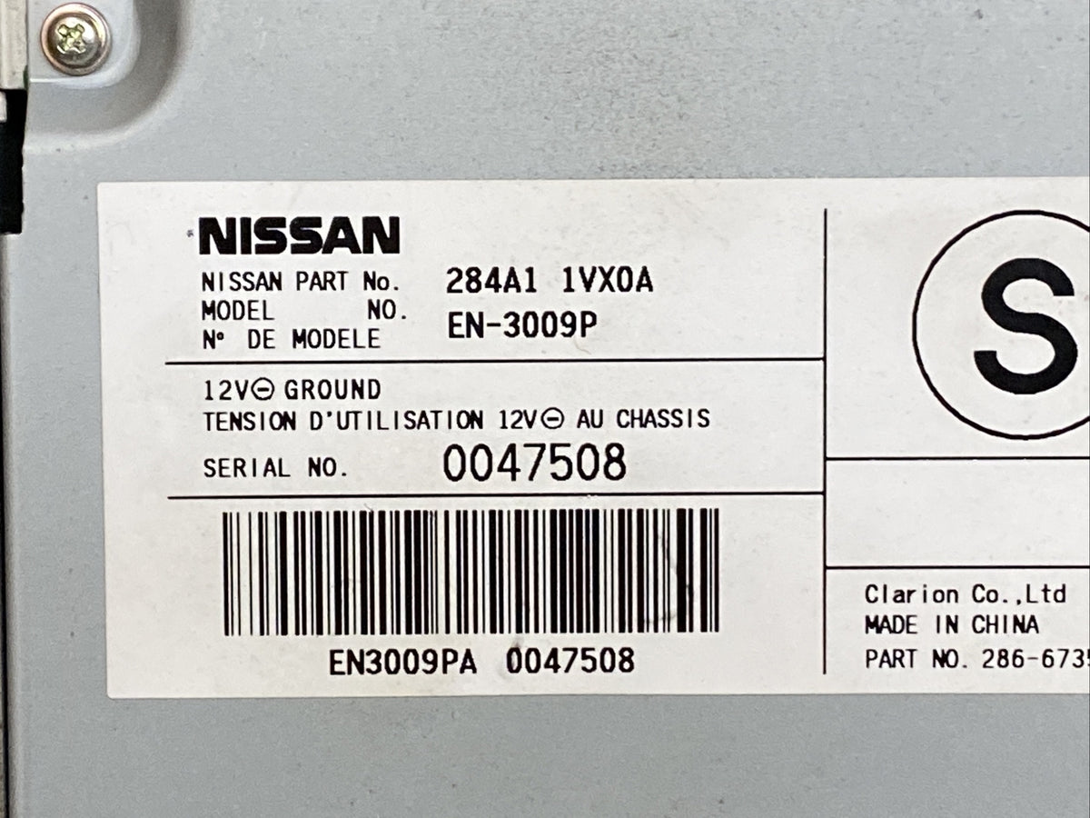 2012 2013 Nissan Rogue Camera Control Module EN 3009P 284A11VX0A 284A1 1VX0A1