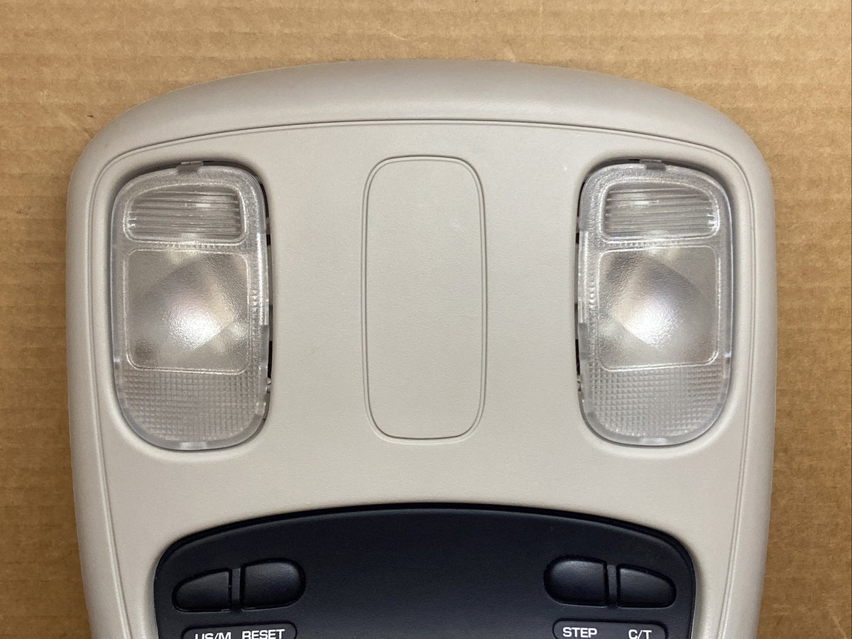 2002 2005 Dodge Ram Overhead Console Dome Map Lights Digital Display 56049706AF1