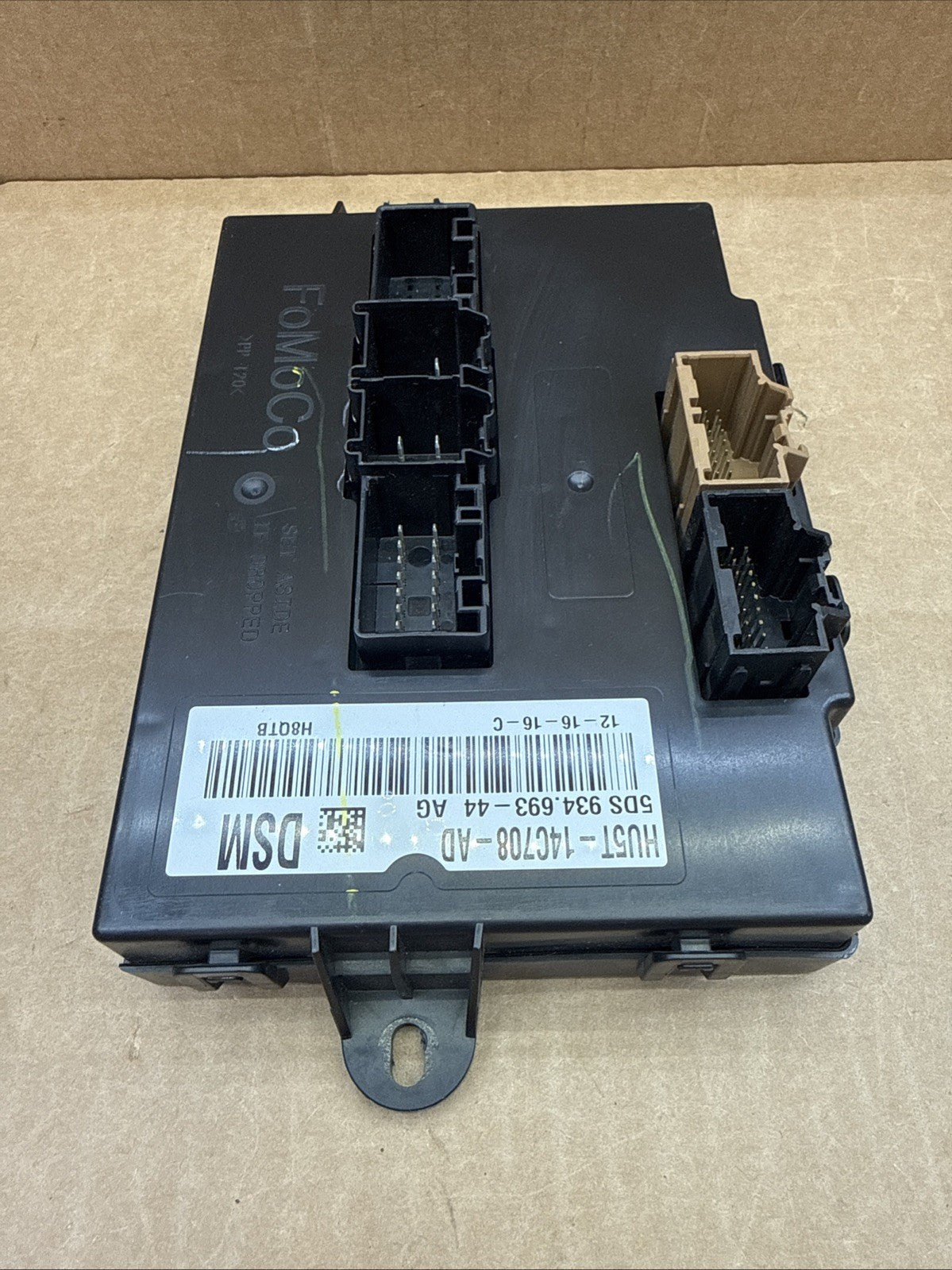 2017-2020 Fusion Front Left Driver Seat Memory Control Module HU5T-14C708-AD7