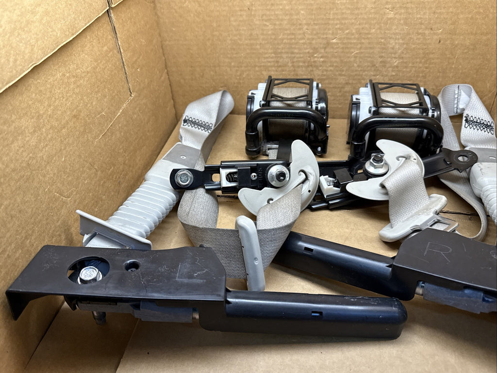 2014 2017 Q50 Front Left Right Driver Passenger Seat Belt Seatbelt Set Pair1