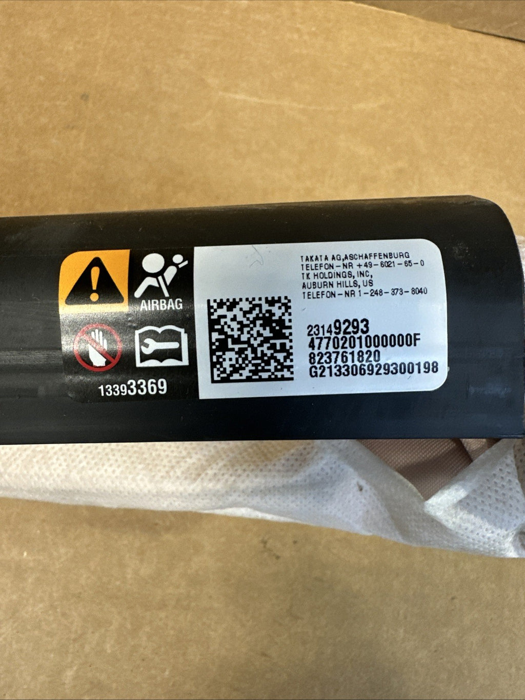 2010 2015 Camaro Left Side Driver Upper Curtain Roof Air Bag Airbag 231492934