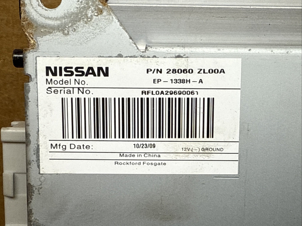 2009 2015 Nissan Xterra Radio Amp Amplifier Rockford Fosgate OEM 28060 ZL00A1