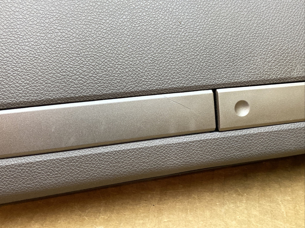 2007 2013 Silverado Sierra Upper Glove Box Silver Dash Insert Storage Titanium3