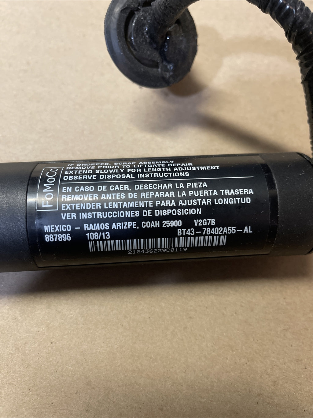 2011 2014 Ford Edge 2011 2015 Lincoln MKX Tailgate Liftgate Power Actuator Strut4