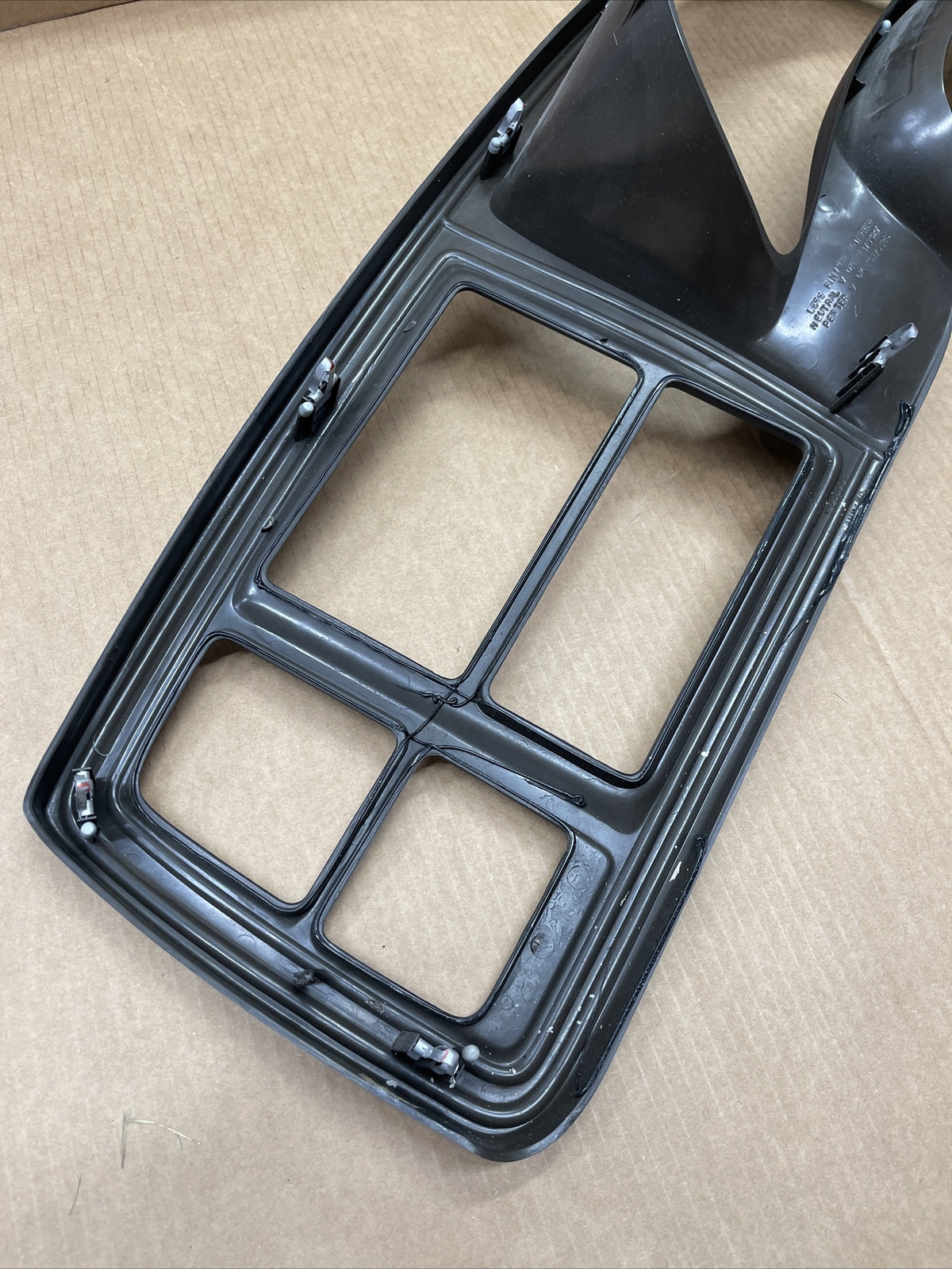 2003 2006 Cadillac Escalade Cluster Dash Bezel Ebony Woodgrain 15100030 150559936