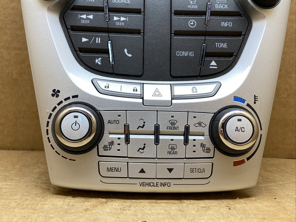 2012 2015 Chevy Equinox Terrain Radio Face Climate Control Panel Bezel 228102464