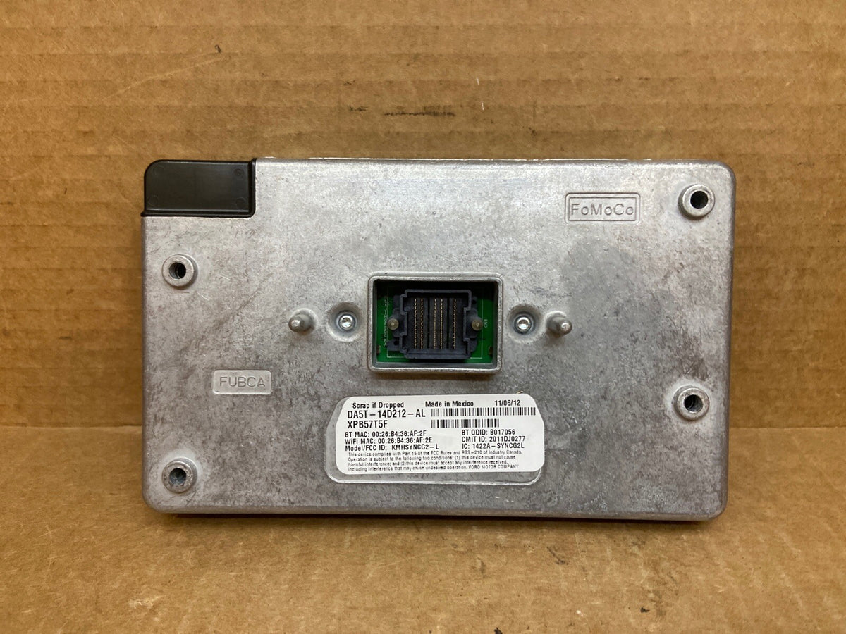 12 15 Ford Sync 2 APIM Radio Module DS7T 14F239 BM DA5T 14D212 AL0
