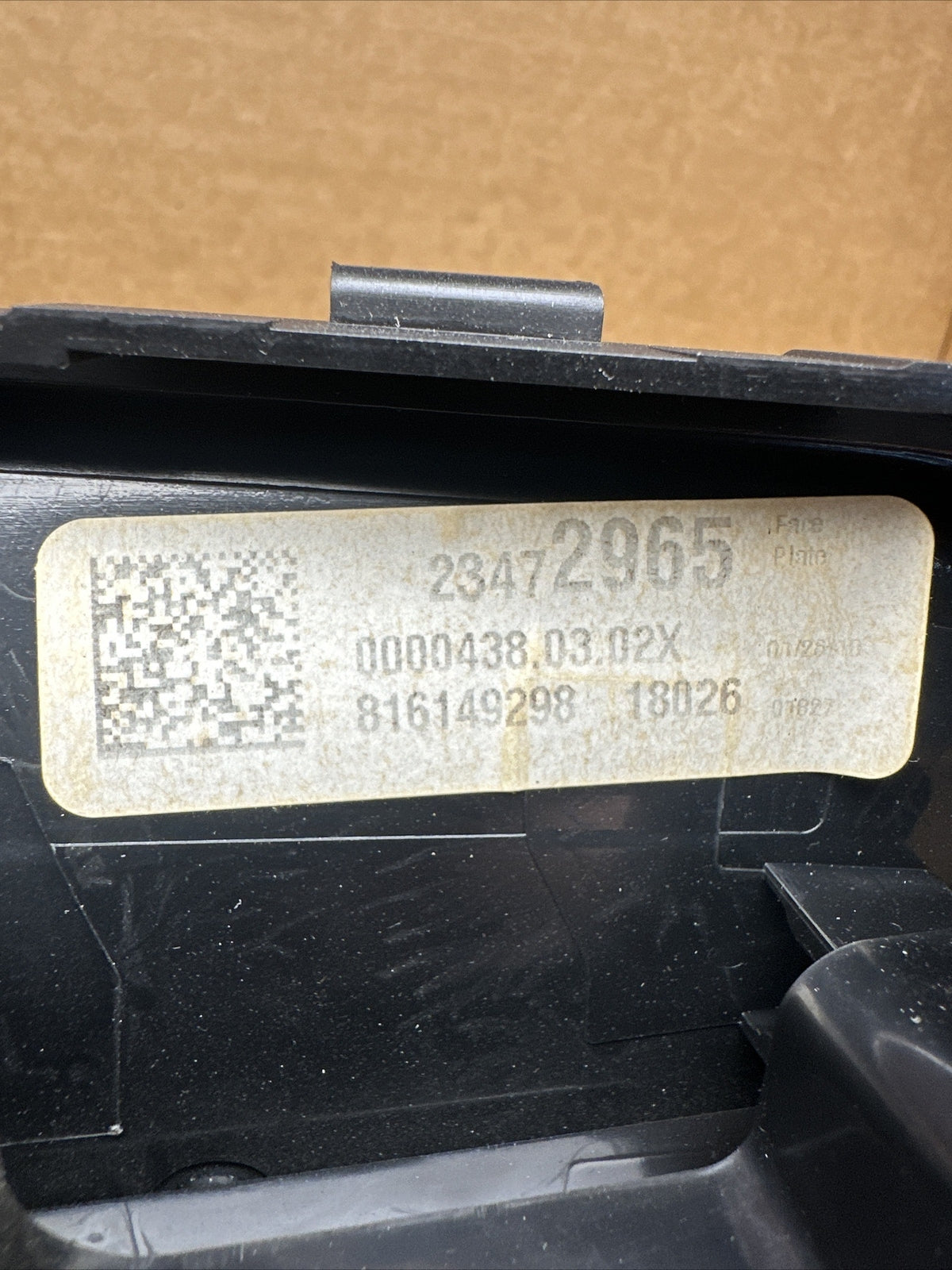 2017 2018 SILVERADO radio info display screen climate control panel 23472965 OEM6
