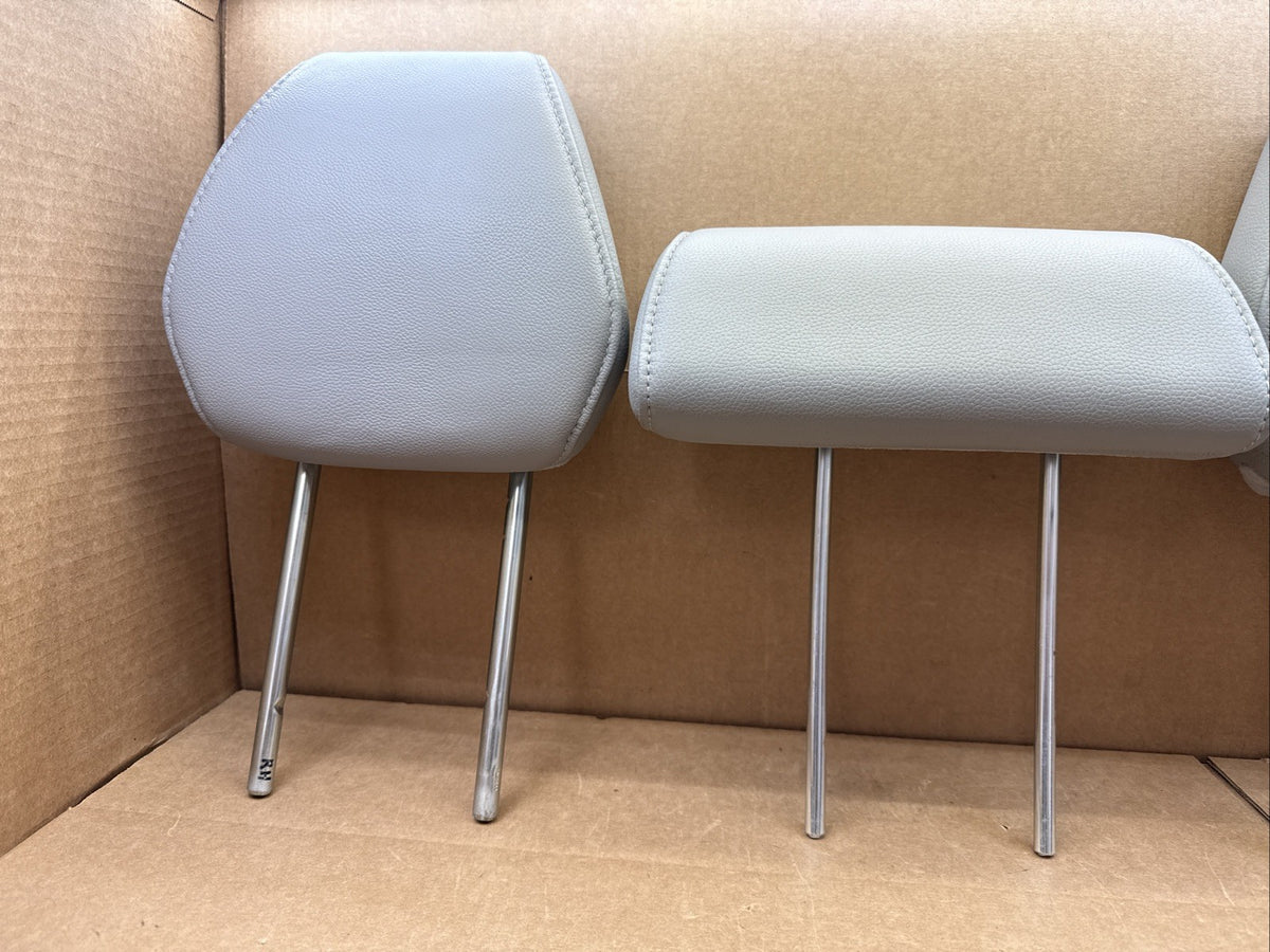 2014-2020 Acura MDX Headrest Head Rest Second 2nd Row Rear Set Leather Gray4