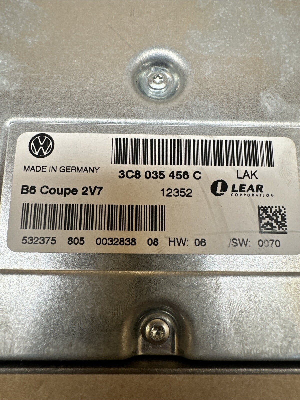 2009 2014 Passat CC Radio Audio Amp Amplifier 3C8 035 456 C5