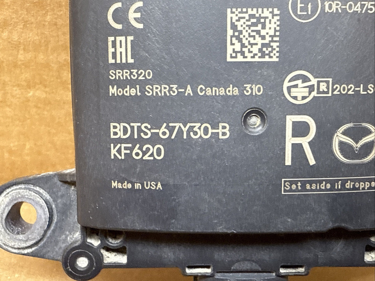 2019 2023 Mazda CX 30 Right Rear Blind Spot Radar Monitor Sensor BDTS 67Y30 B1