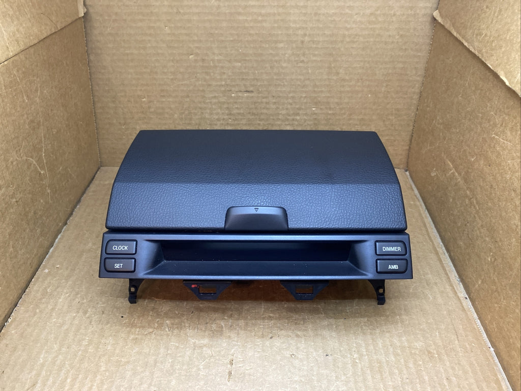 03 08 Mazda 6 Mazda6 Center Storage Dash Compartment Glove Box Bin Clock Black1