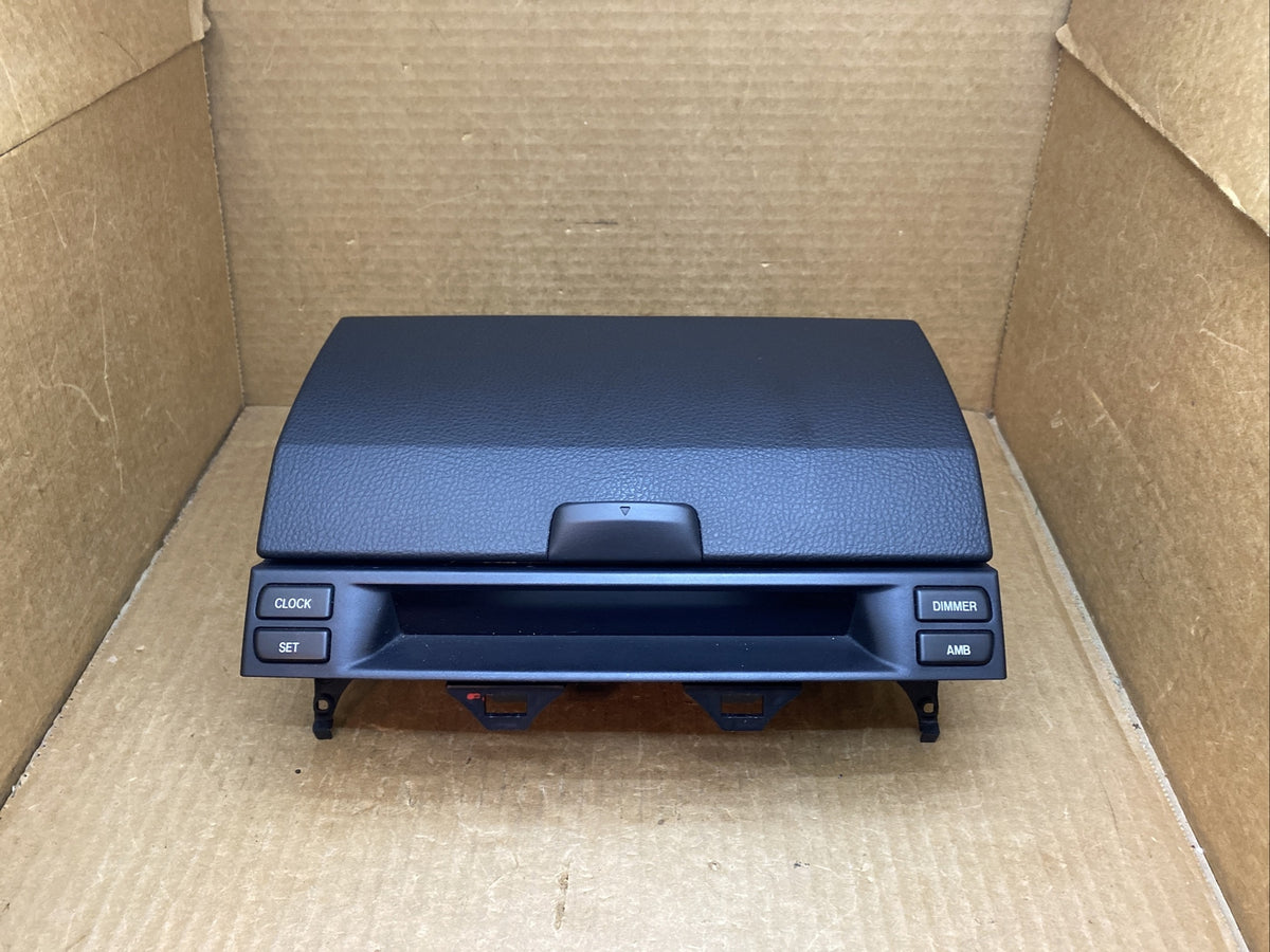 03 08 Mazda 6 Mazda6 Center Storage Dash Compartment Glove Box Bin Clock Black1