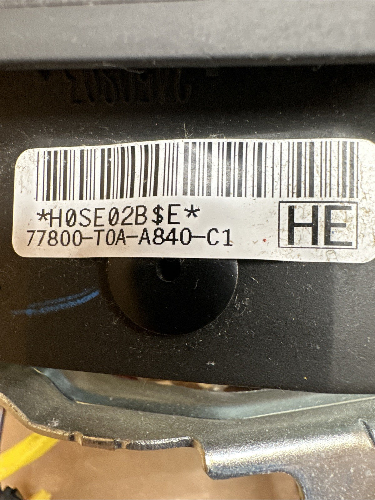 Honda CRV Front Left Driver Side Steering Wheel Air Bag Airbag Black7